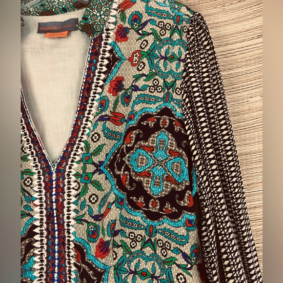Anthropologie x Bhanuni by Jyoti Ronika Patterned Maxi Dress Multicolor Size M - Picture 12 of 16